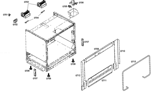Mounting Assy Diagram and Parts List for PRD366EHU03  Thermador Range