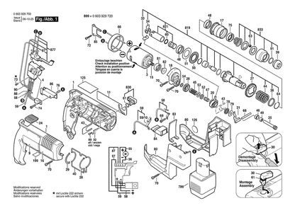 Part Location Diagram of 1614430028 Bosch Connecting Cable