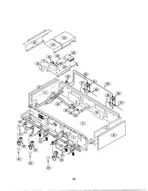 48 - BURNER BOX Diagram and Parts List for PRG484GDUS  Bosch Range
