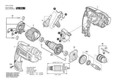 Part Location Diagram of 2604460245 Bosch Power Supply Cord