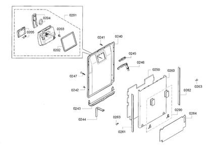 Part Location Diagram of 00755073 Bosch DISPENSER