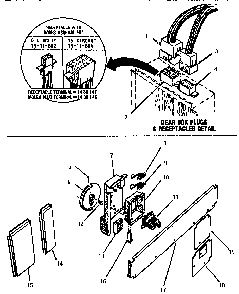 Replacement Parts Diagram and Parts List for CV2236  Thermador Range Hood