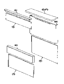 Page 43 Diagram and Parts List for PRSE486GDS  Thermador Range