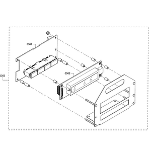 Led Display Diagram and Parts List for PRG366JG 03 Thermador Range