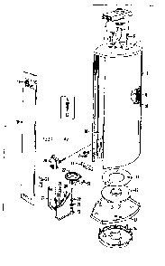 Replacement Parts Diagram and Parts List for 15333741  Kenmore Water Heater