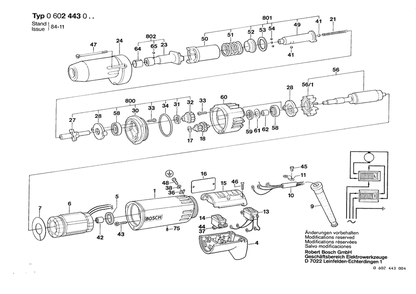Part Location Diagram of 2910021052 Bosch Socket Head Cap Screw Din 84-Am3x10-8.8