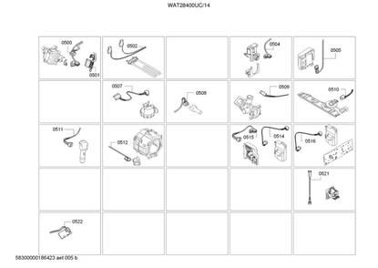 Part Location Diagram of 18056499 Bosch INSTRUCTION MANUAL