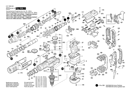 Part Location Diagram of 1600A000XT Bosch Tool ECCENTRIC BOLT