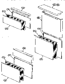 Panels And Trim Diagram and Parts List for PRSG364GDS  Thermador Range