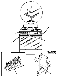 Control Diagram and Parts List for ESC30WC  Thermador Range