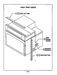 New Trim Diagram and Parts List for C301U  Thermador Range