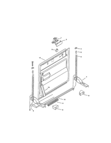 Part Location Diagram of 00056218 Bosch Dishwasher Lock