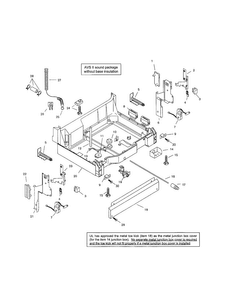Base Diagram and Parts List for SHX46B02UC 14 Bosch Dishwasher