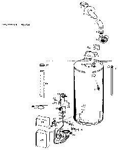 Replacement Parts Diagram and Parts List for 153335913  Kenmore Water Heater