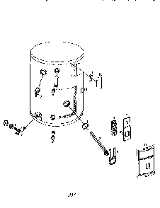Replacement Parts Diagram and Parts List for 153317231  Kenmore Water Heater
