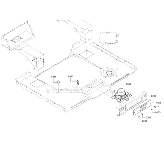 Latch Diagram and Parts List for HGI8054UC 03 Bosch Range