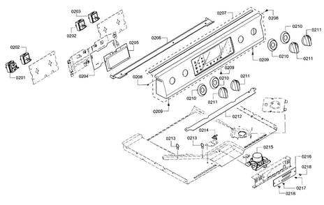 Part Location Diagram of 11005331 Bosch FRONT PANEL