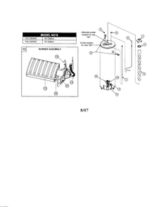 Gas Water Heater Diagram and Parts List for 153330952  Kenmore Water Heater