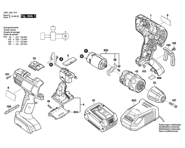 Part Location Diagram of 2609100810 Bosch Tool HOUSING