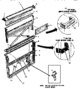 Section 1 Diagram and Parts List for CVSE36B  Thermador Cooktop