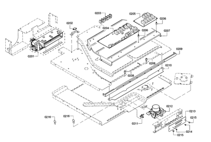 Pcb Assy Diagram and Parts List for HBLP651UC 01 Bosch Wall Oven