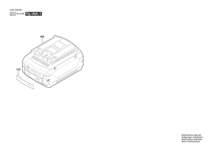 Section 1 Diagram and Parts List for 2607337069  Bosch Miscellaneous