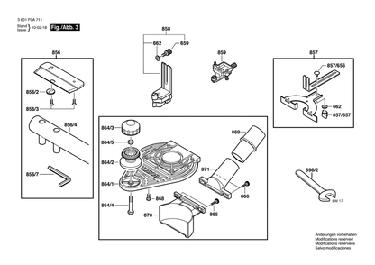 Part Location Diagram of 2610008113 Bosch Tool STRAIGHT EDGE GUIDE