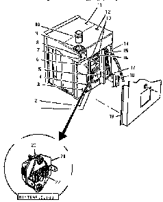 Part Location Diagram of 14-34-912 Bosch PLENUM TOP