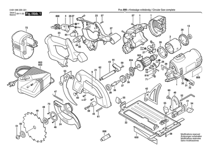 Part Location Diagram of 2607224491 Bosch Fast Charger