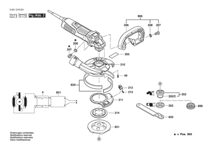 Part Location Diagram of 3602305019 Bosch Tool KNOB