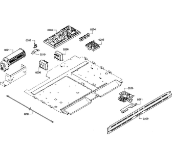 Pcb's Assy Diagram and Parts List for HBL8650UC 09 Bosch Wall Oven