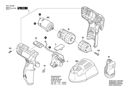 Part Location Diagram of 2609111314 Bosch Countersunk-Head Screw