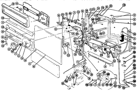 Section 6 Diagram and Parts List for 300  Thermador Dishwasher