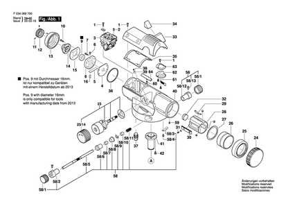 Part Location Diagram of 2610A12990 Bosch Tool TELESCOPE, AL8-32