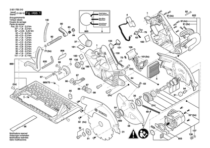 Part Location Diagram of 1600A01BV3 Bosch Tool RATCHET CAP