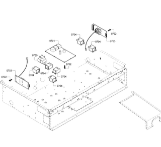 Pcb's Assy Diagram and Parts List for PRG366JG 03 Thermador Range
