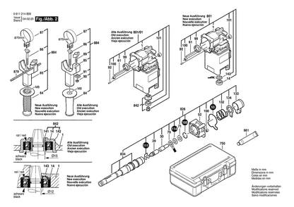 Part Location Diagram of 1617000957 Bosch Toolholder