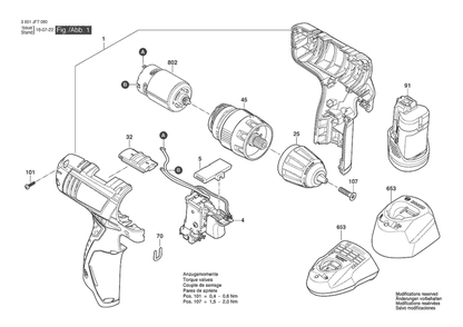 Part Location Diagram of 2609101697 Bosch Housing