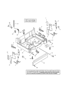 Base Diagram and Parts List for SHX46B06UC 14 Bosch Dishwasher