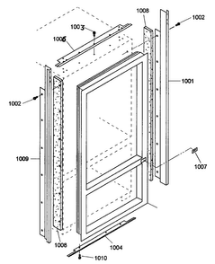 Trim Asy Diagram and Parts List for KBURT3655E01  Thermador Refrigerator