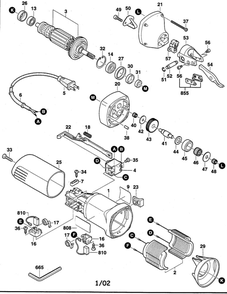 Gauge Shear Diagram and Parts List for 0601521039  Bosch Lawn Tractor Accessories