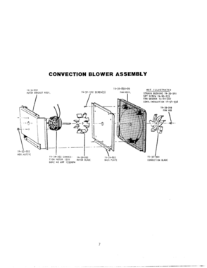 08 - CONVECTION BLOWER ASSEMBLY Diagram and Parts List for CMT-131  Bosch Range
