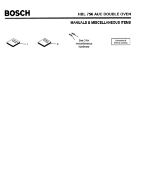 09 - MANUALS & MISCELLANEOUS ITEMS Diagram and Parts List for HBL756AUC(FD8207-)  Bosch 