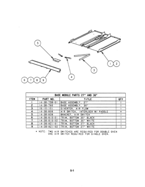 08 - BASE Diagram and Parts List for S272T  Bosch Range