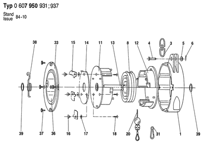 Part Location Diagram of 3609200418 Bosch Spiral Spring