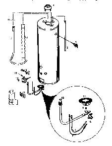 Kenmore 8 Special Edition Diagram and Parts List for 153331452  Kenmore Water Heater