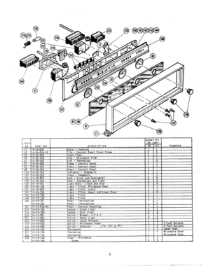06 - CONTROL PANEL Diagram and Parts List for CMT-19SERVICECODEH&UP  Bosch Microwave Oven Combo