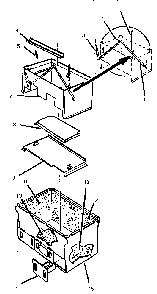 Section 5 Diagram and Parts List for CGB19  Thermador Grill