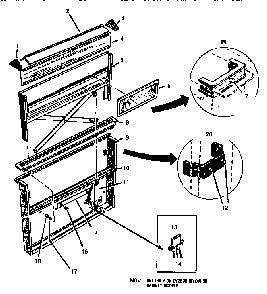 Section 4 Diagram and Parts List for GGCV3001  Thermador Cooktop