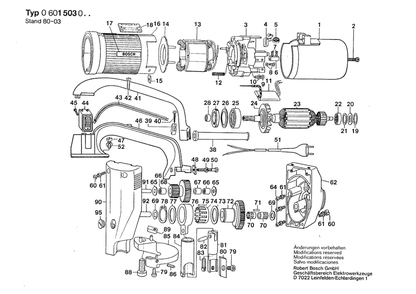 Part Location Diagram of 2602025026 Bosch Strap-Shaped Handle
